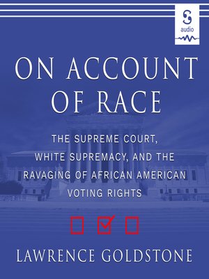 cover image of On Account of Race